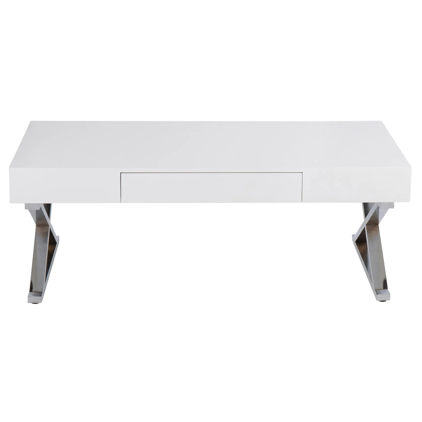 Laila Ali Astrid White Coffee Table Cheaper