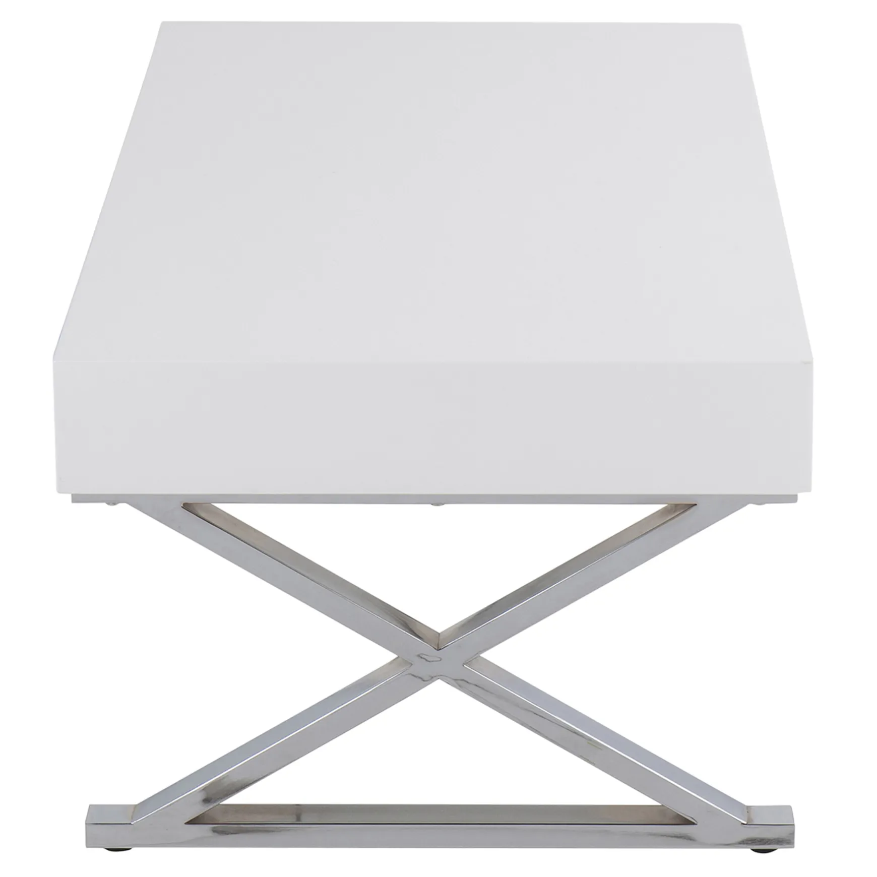 Laila Ali Astrid White Coffee Table Cheaper