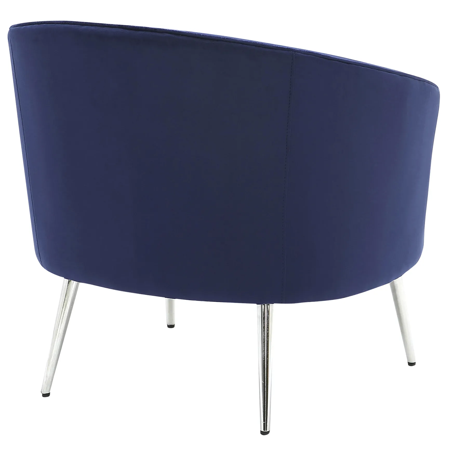 Laila Ali Avani Blue Velvet Accent Chair Opening Sales