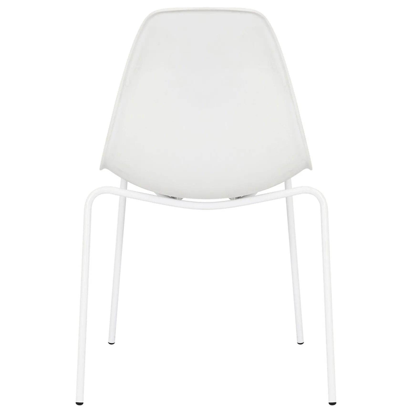 Lily White Dining Chair With Metal Legs Exquisite Gifts