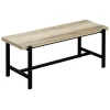 Loggy Wood & Metal Dining Bench, 47 Less Expensive