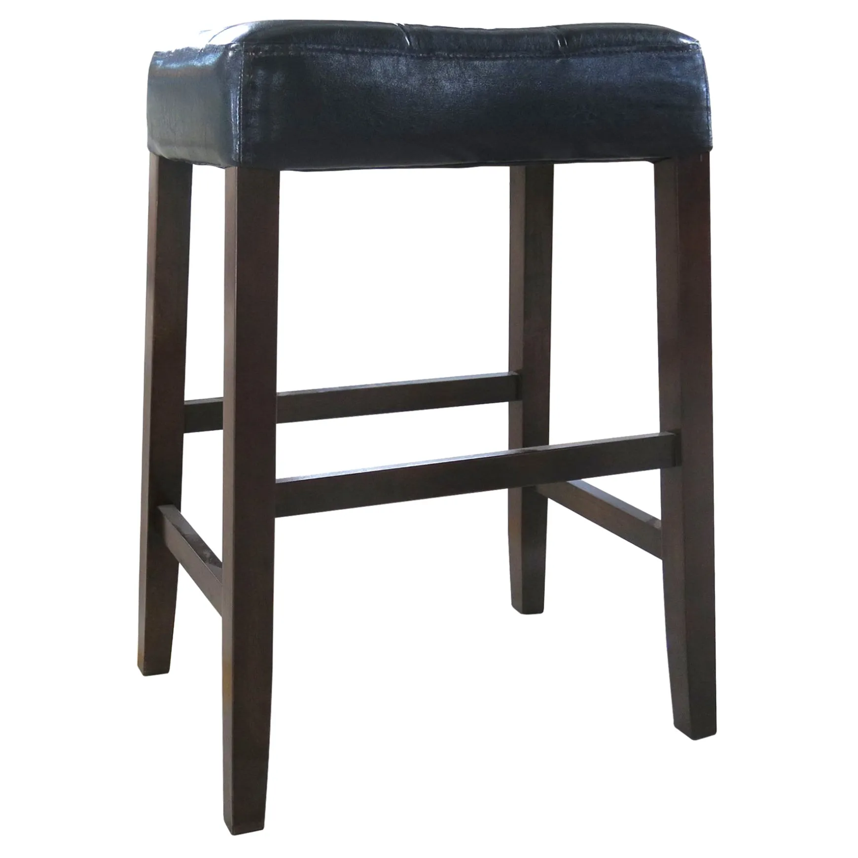Madison Brown Backless Barstool, 29 Discount