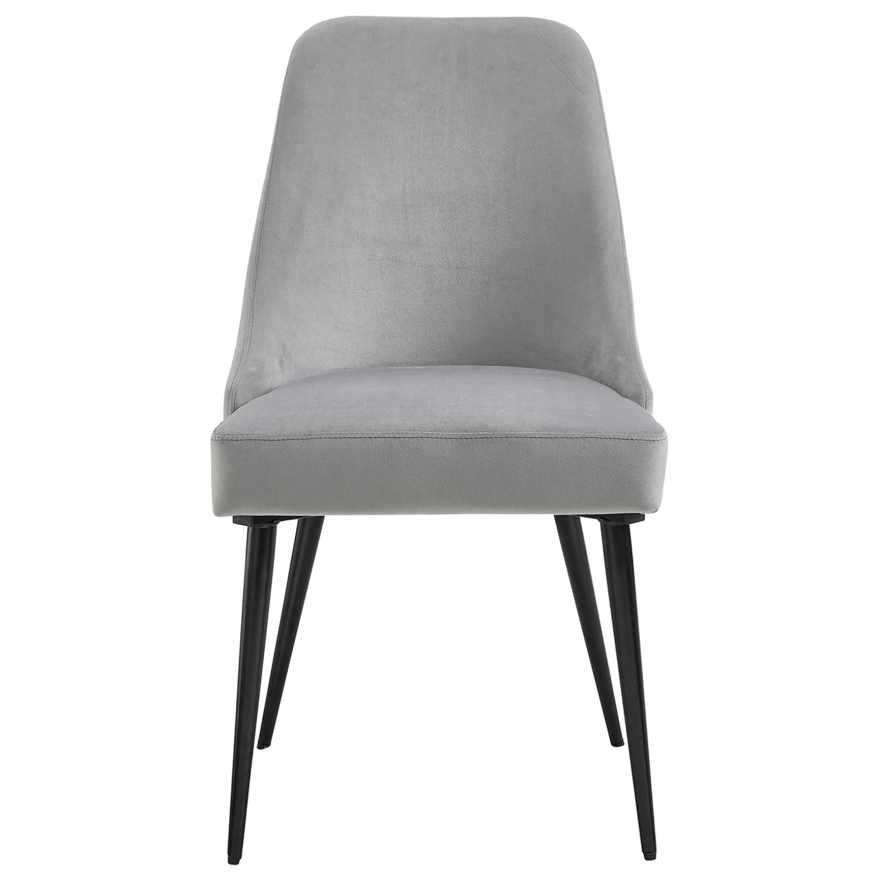 Mereen Velvet Dining Chair, Grey Premium