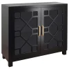 Merrick Black Glass Pane Cabinet Exquisite Gifts