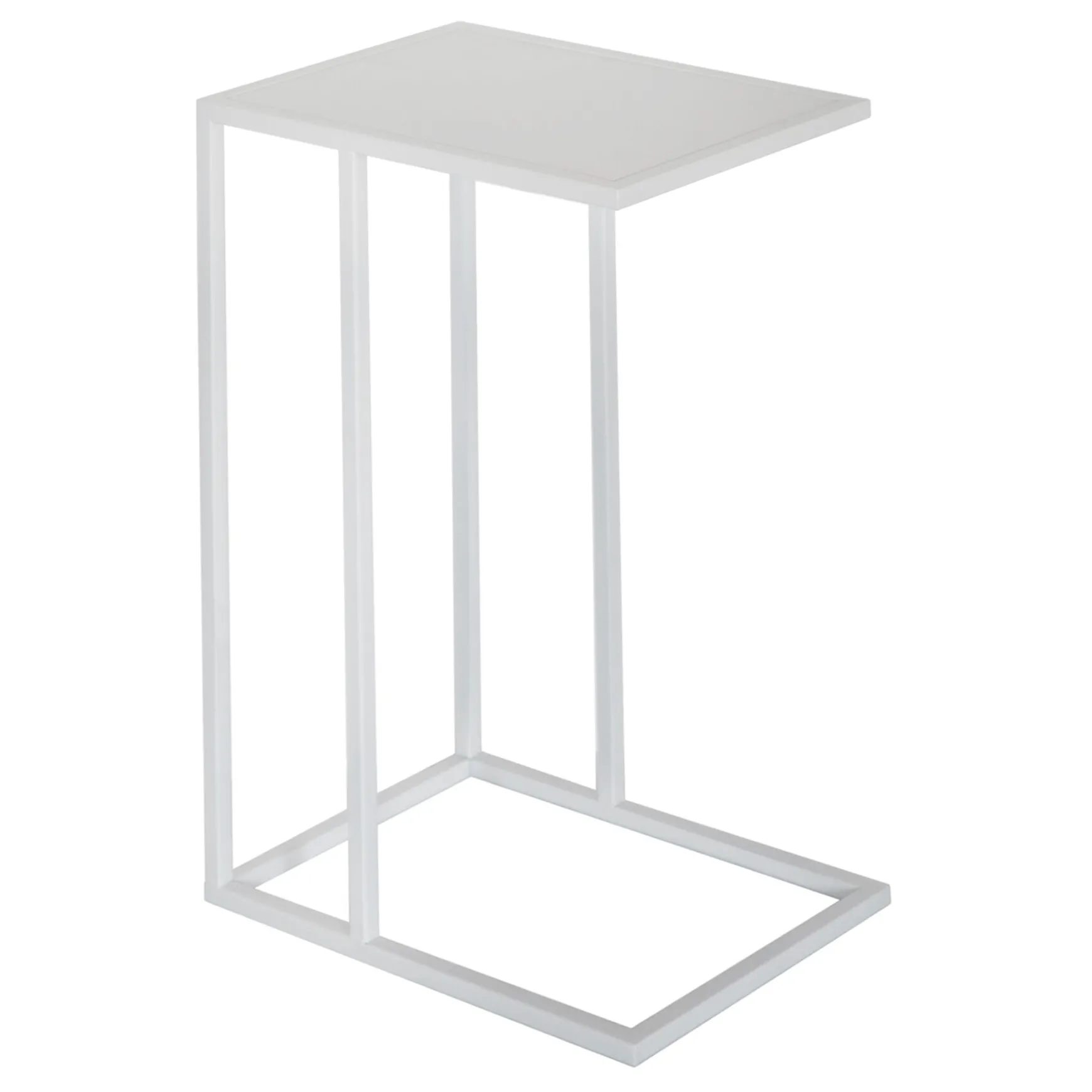 Metal C-Table, White Low Price