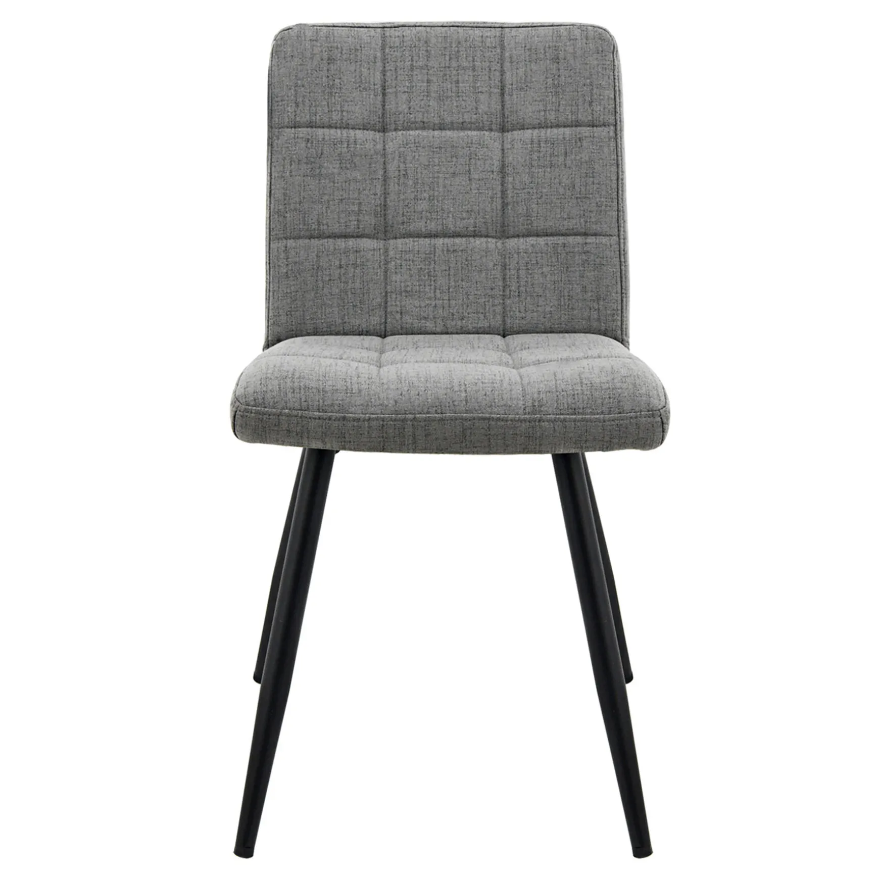 Mia Grey Quilted Dining Chair Discount