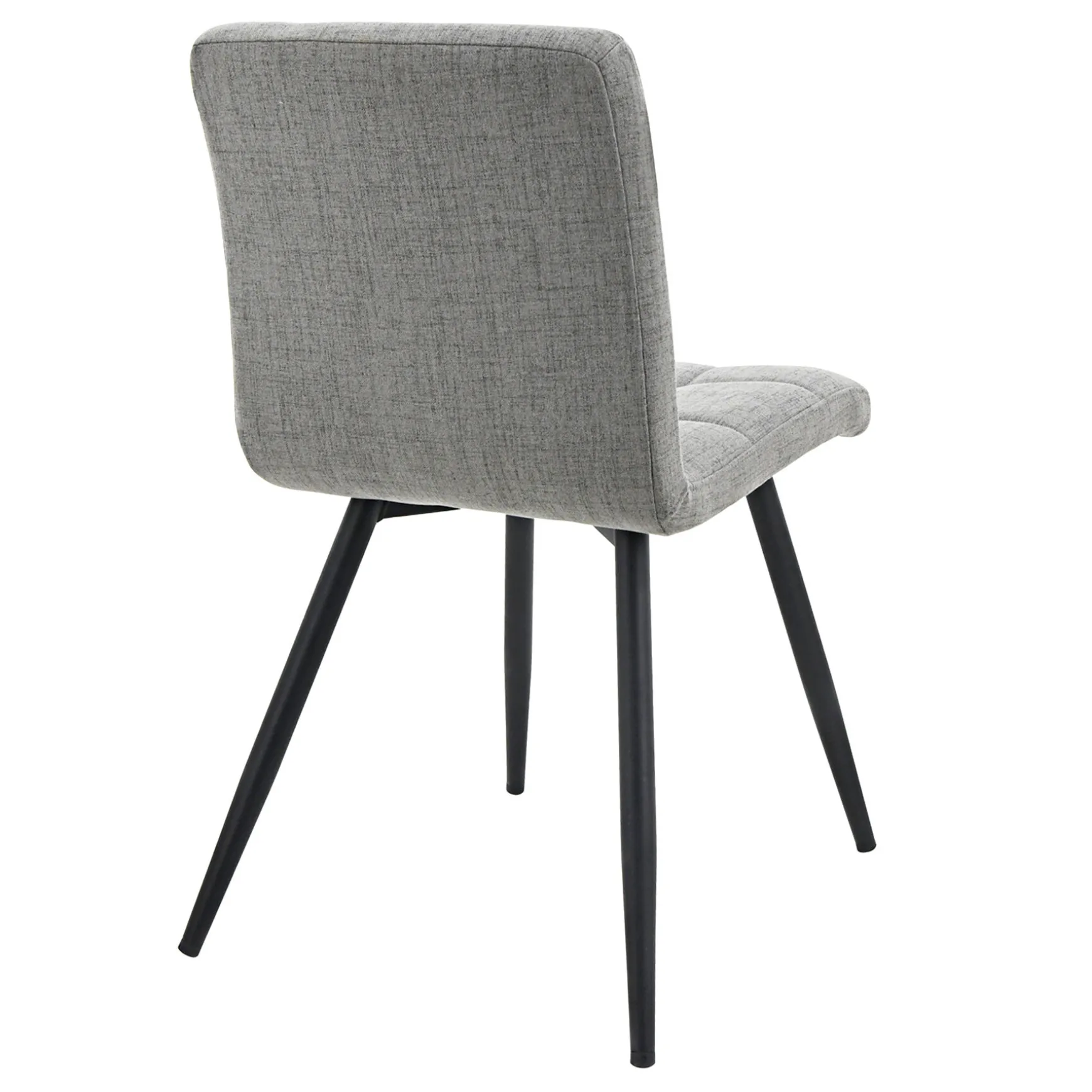 Mia Grey Quilted Dining Chair Discount