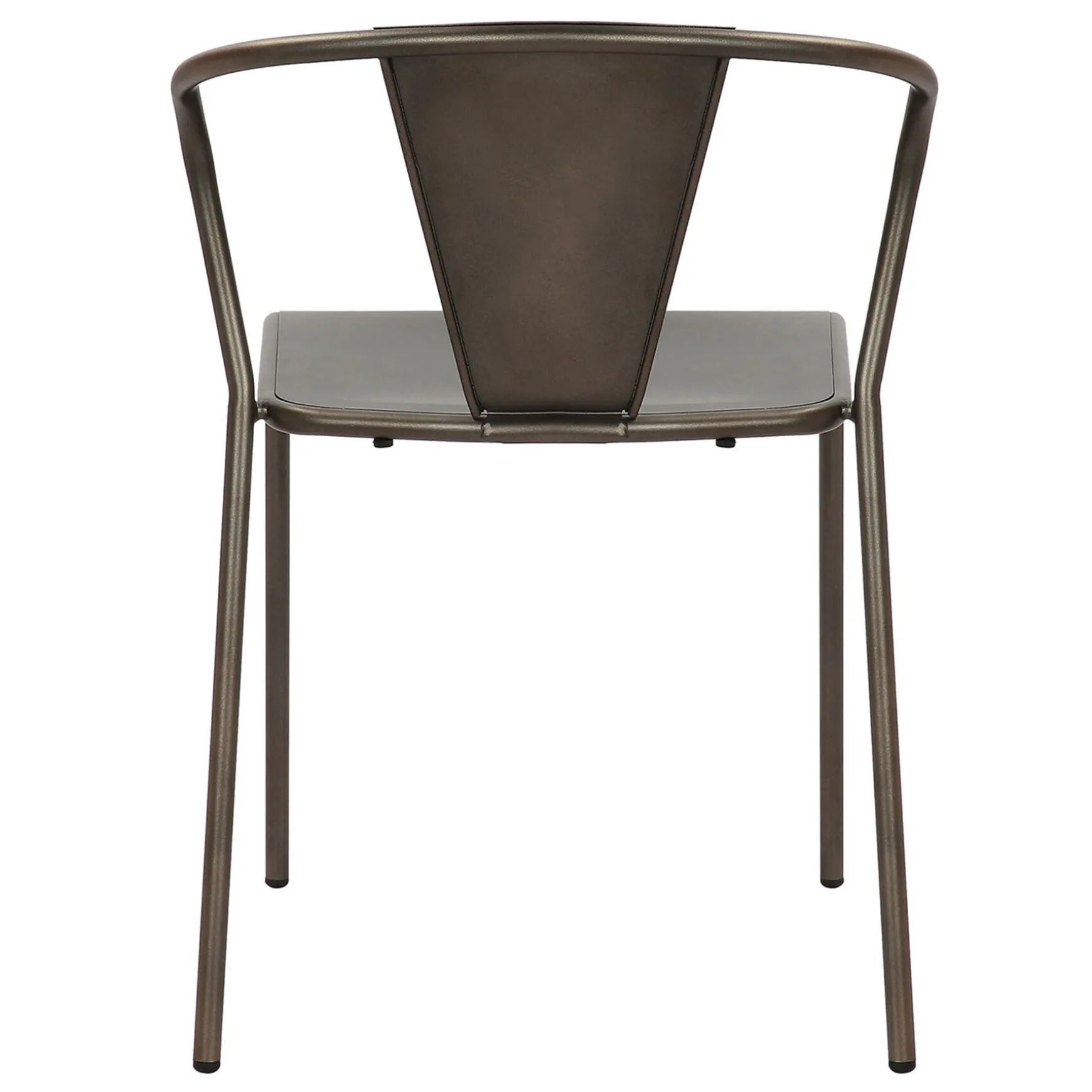 Nova Dark Grey Metal Dining Chair Less Expensive