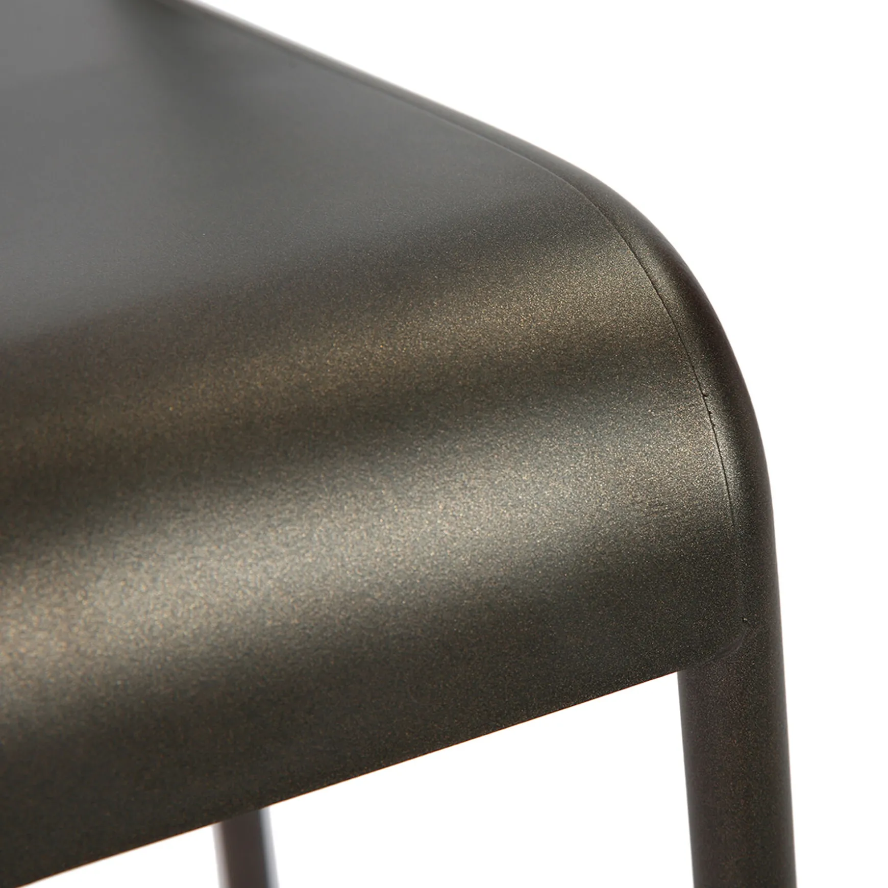 Nova Dark Grey Metal Dining Chair Less Expensive