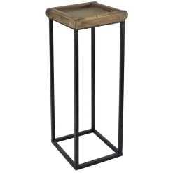 Nst Wd/Mtl Plant Stand S Flash Sale