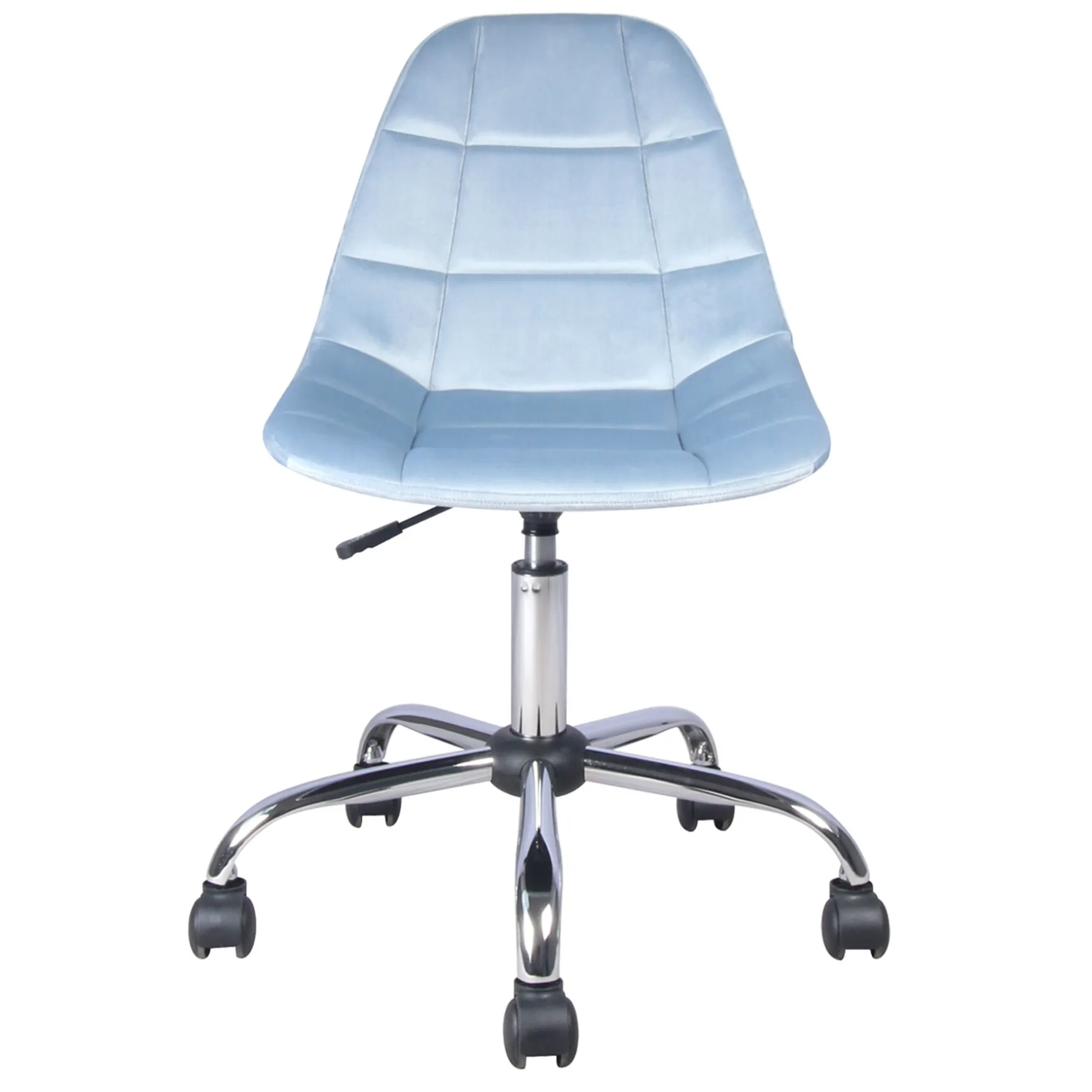 Olivia Blue Velvet Office Chair Exquisite Gifts