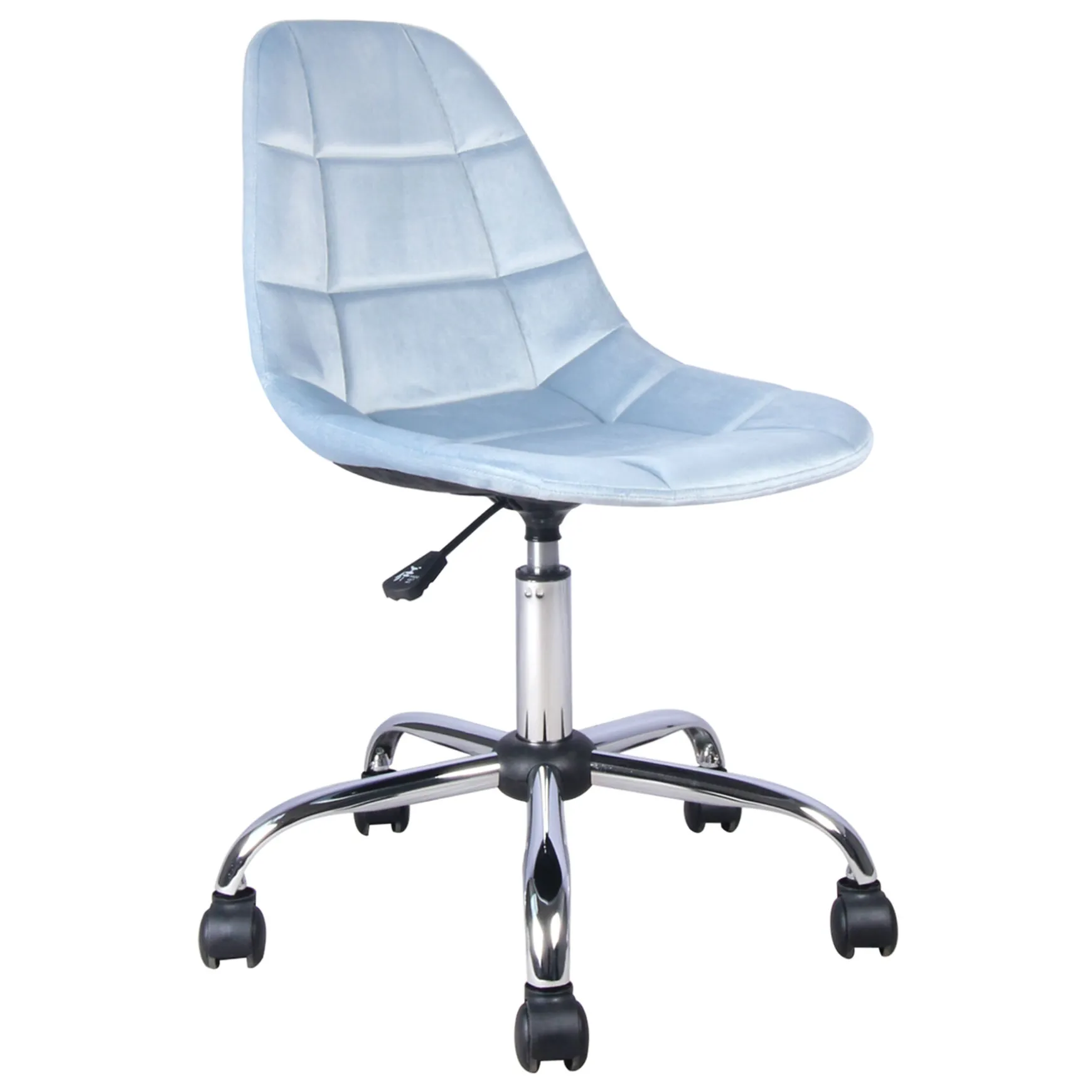 Olivia Blue Velvet Office Chair Exquisite Gifts