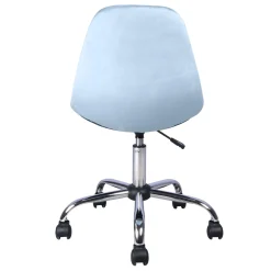 Olivia Blue Velvet Office Chair Exquisite Gifts