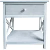 One Drawer Xavier Table White Cheaper