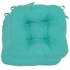 2-Pack Turquoise Microsuede Chair Pads Cheaper