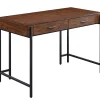 Parkview Metal & Wood Writing Desk With Storage, 48 Less Expensive