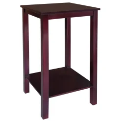 Pratt Espresso Brown Square Accent Table, 25 Online Discount