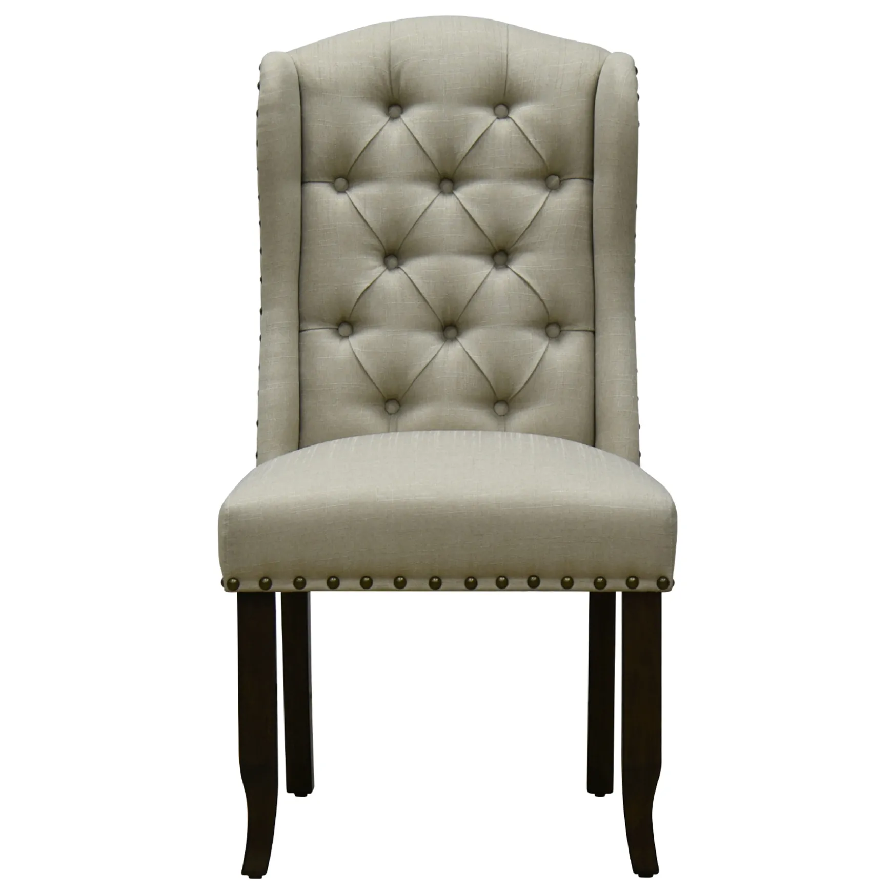 Providence Aahmad Winged Dining Chair, Beige Promotion