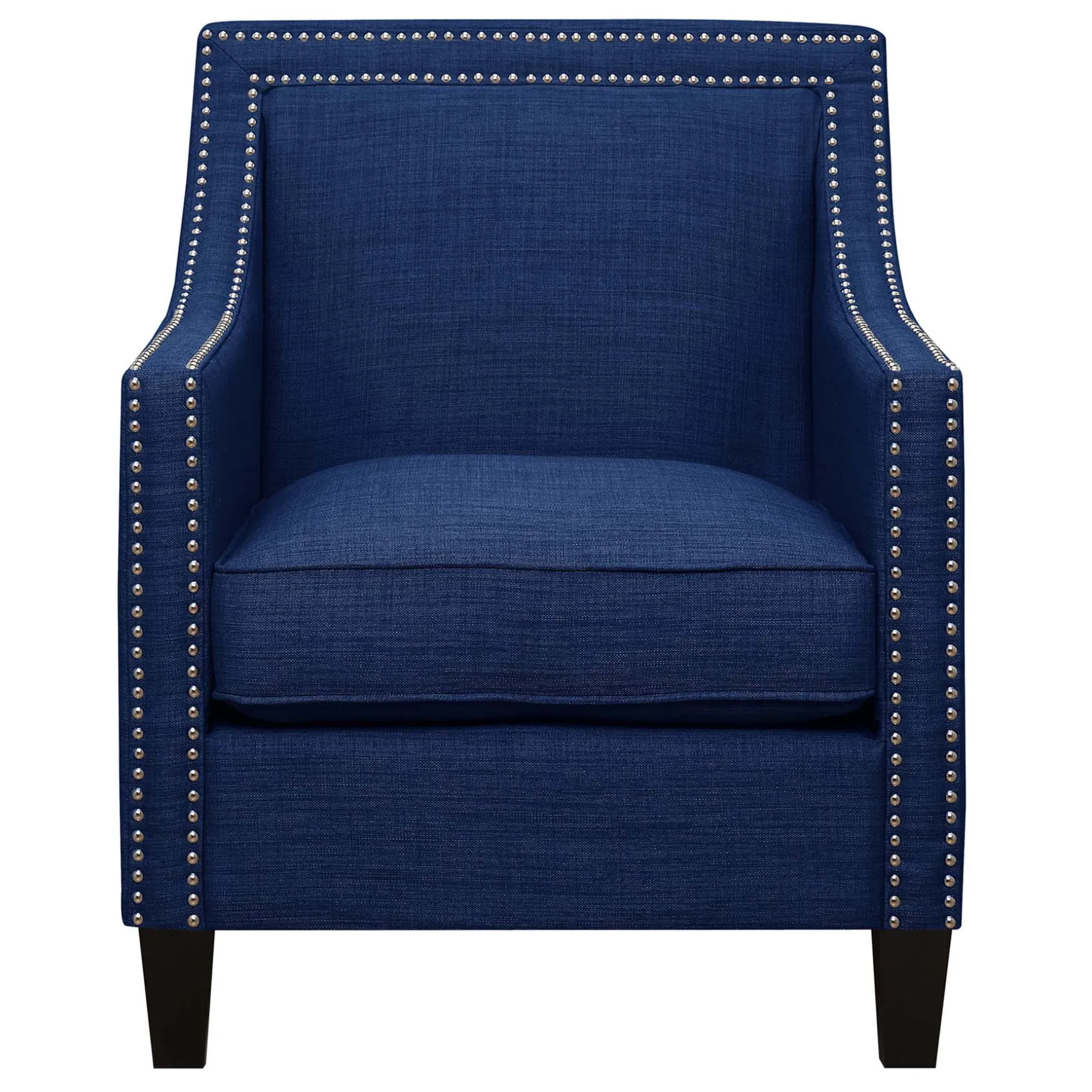 Providence Erica Studded Accent Chair, Blue Outlet