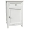 Providence Layne 1-Drawer 1-Door White Cabinet Promotion