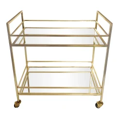 Providence Regina Gold Mirror Bar Cart Exquisite Gifts