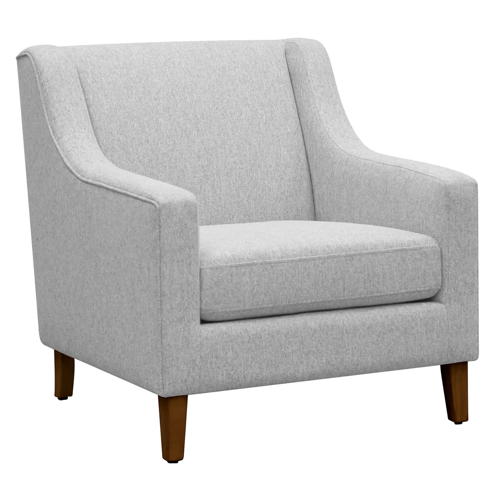 Providence Wells Accent Chair, Light Grey Opening Sales