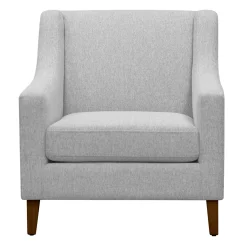 Providence Wells Accent Chair, Light Grey Opening Sales