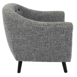 Rockwell Accent Chair & Ottoman Set, Salt & Pepper Opening Sales