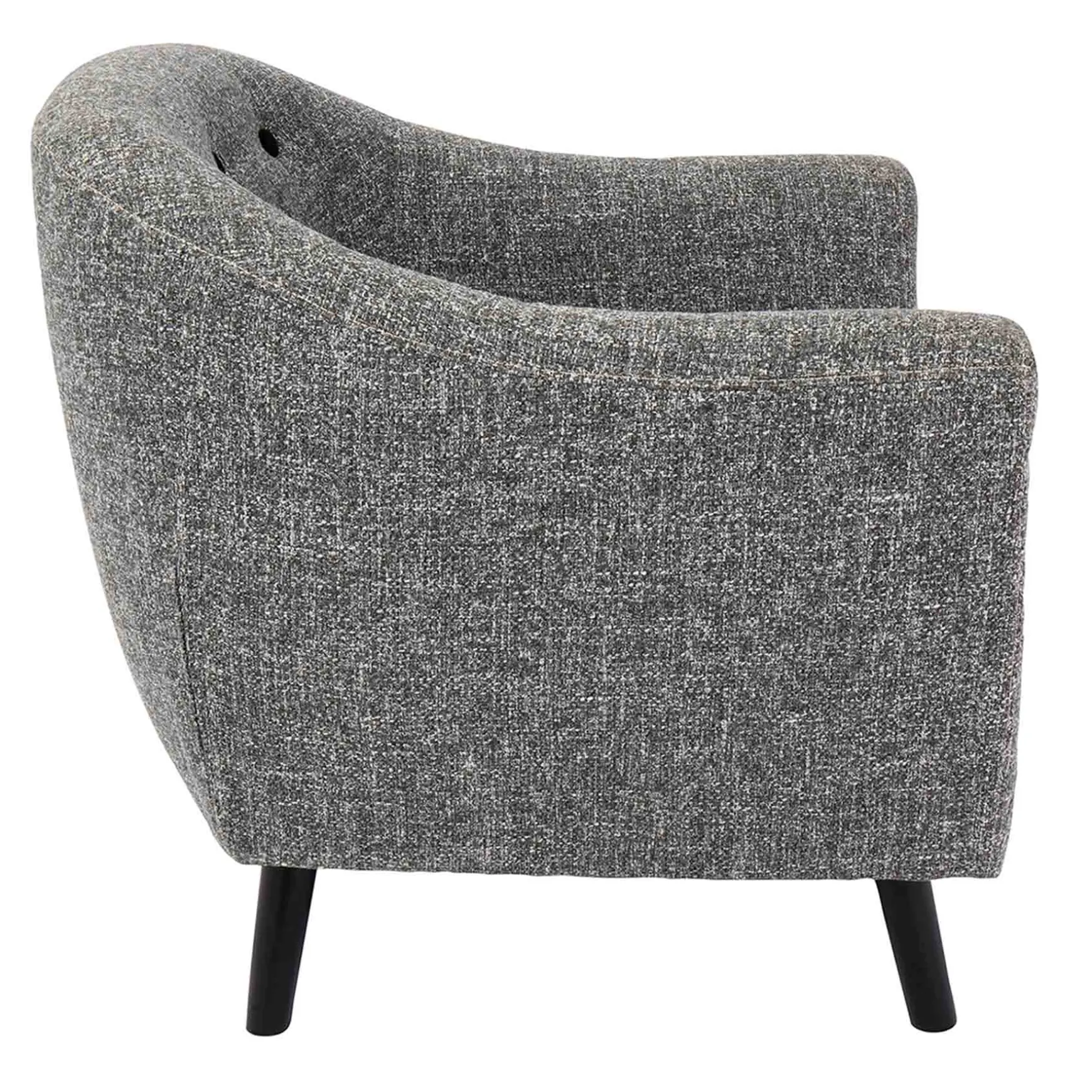 Rockwell Accent Chair & Ottoman Set, Salt & Pepper Opening Sales