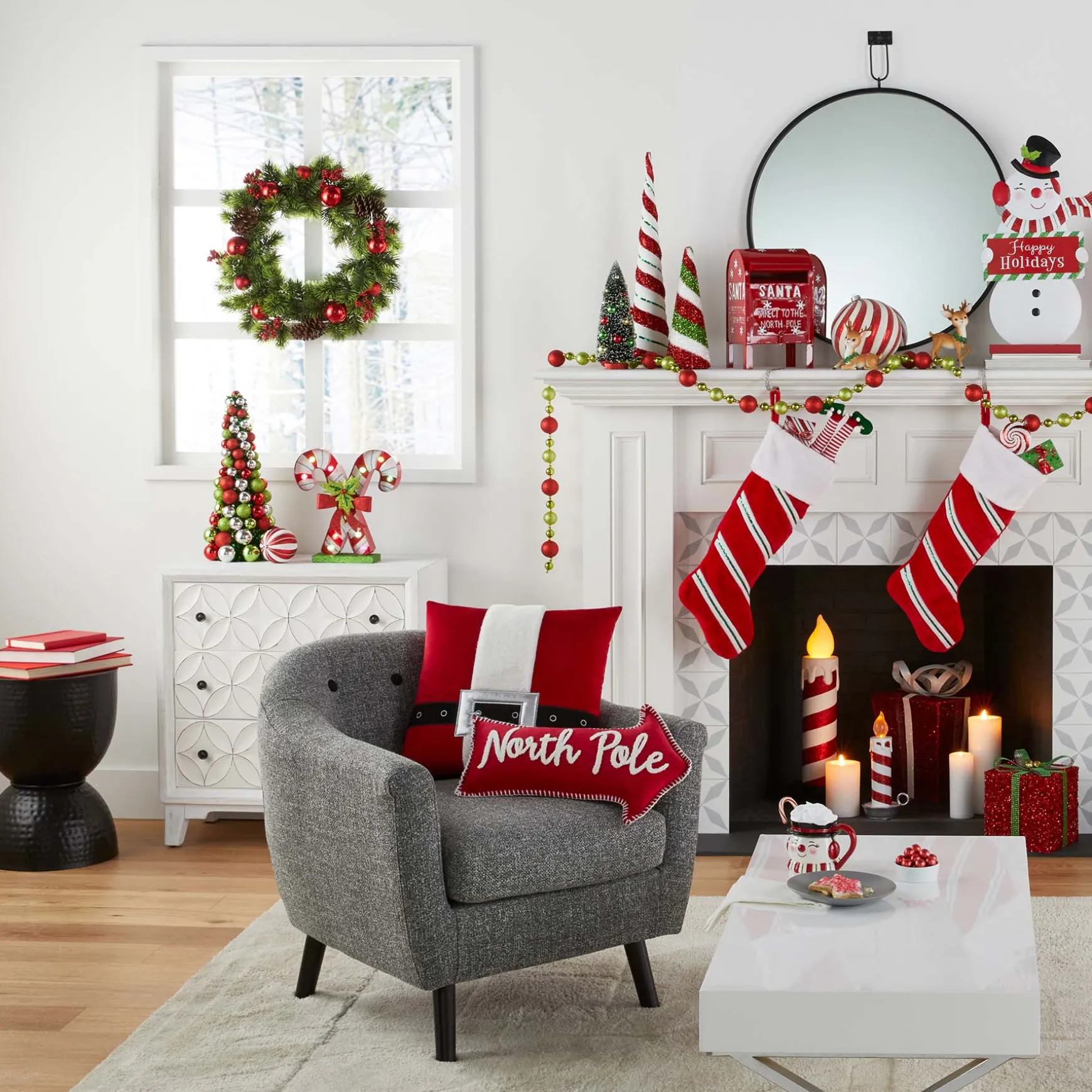 Rockwell Accent Chair & Ottoman Set, Salt & Pepper Opening Sales