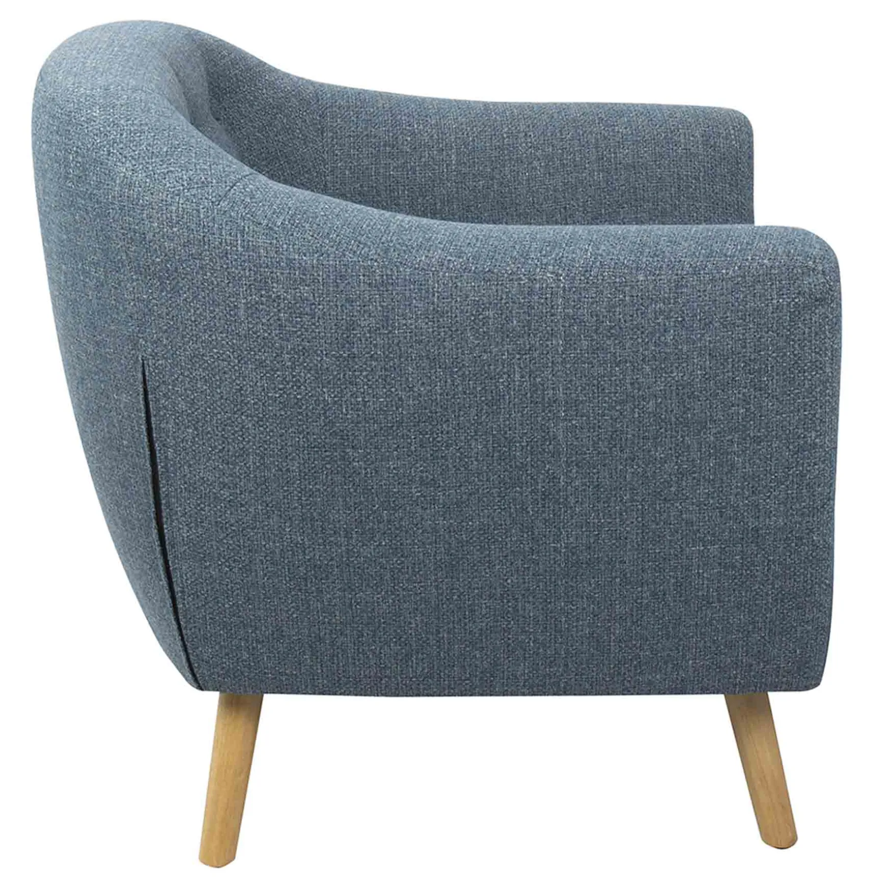 Rockwell Accent Chair & Ottoman Set, Blue Bargain Sale