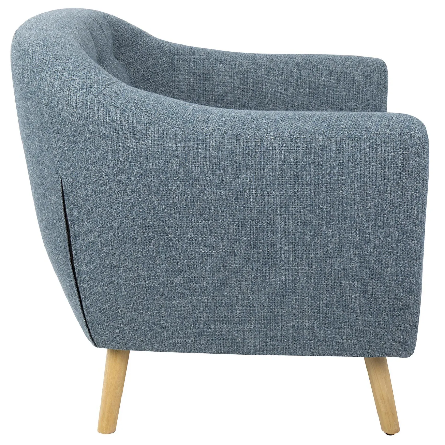 Rockwell Blue Mid-Century Modern Accent Chair Opening Sales
