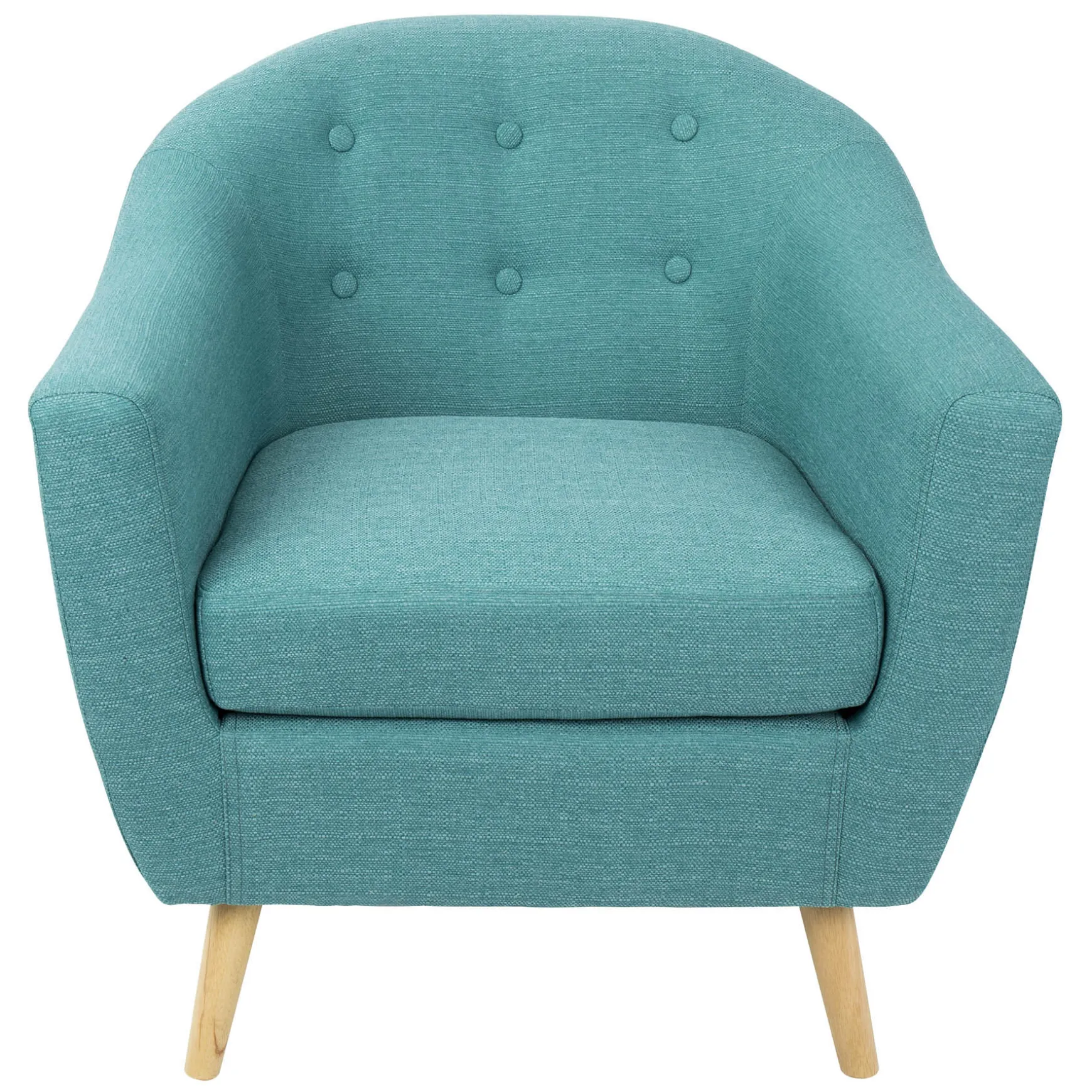 Rockwell Teal Mid-Century Modern Accent Chair Gift Selection