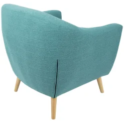 Rockwell Teal Mid-Century Modern Accent Chair Gift Selection