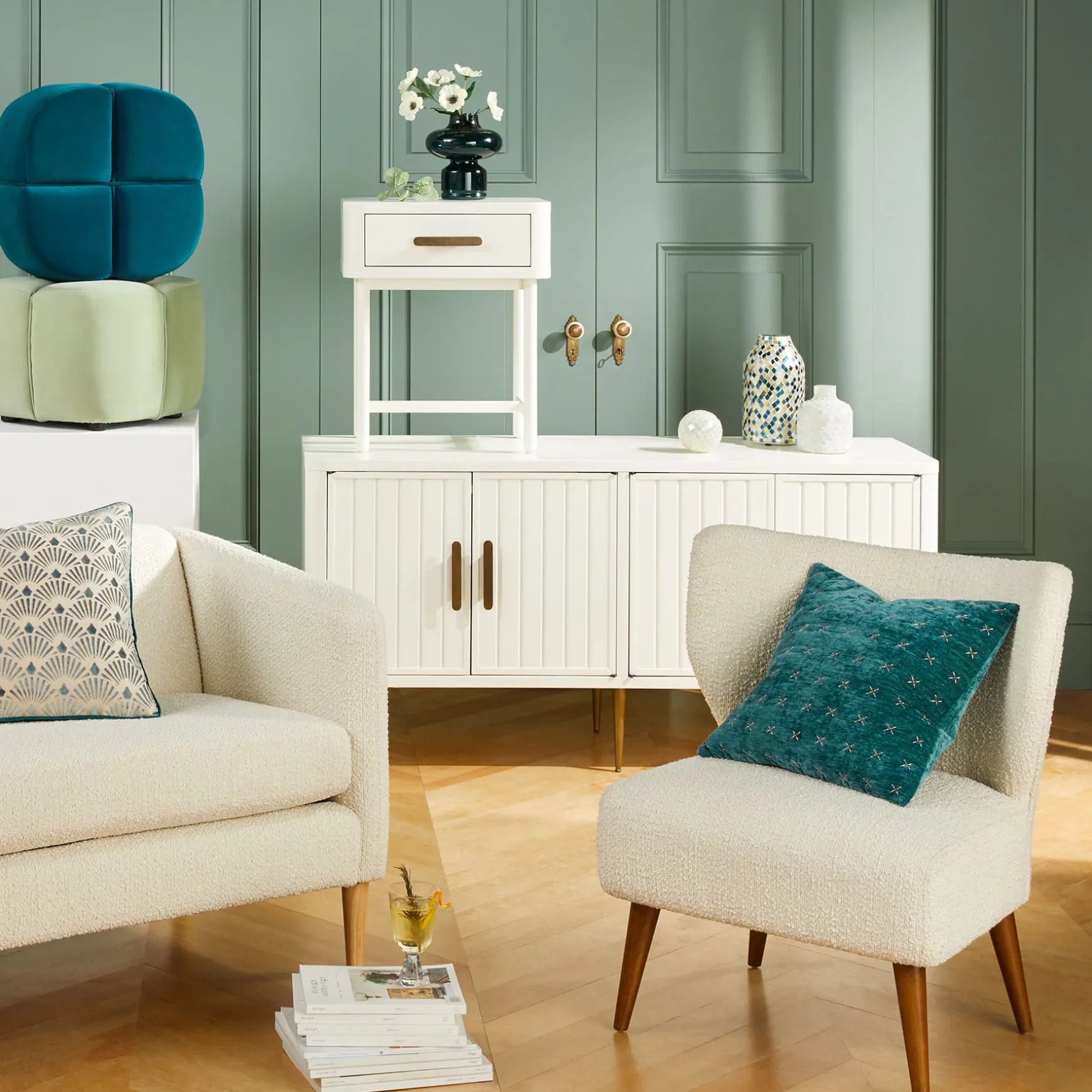 Round Mango Wood Coffee Table With Metal Hairpin Legs Cheaper