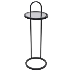 Salem Drink Table, Black Less Expensive