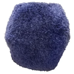 Sammy Shag Pouf, Navy Bargain Sale