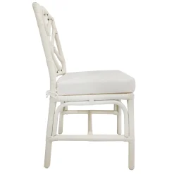 Set Of 2 Grace Mitchell Dana White Rattan Dining Chair Gift Selection