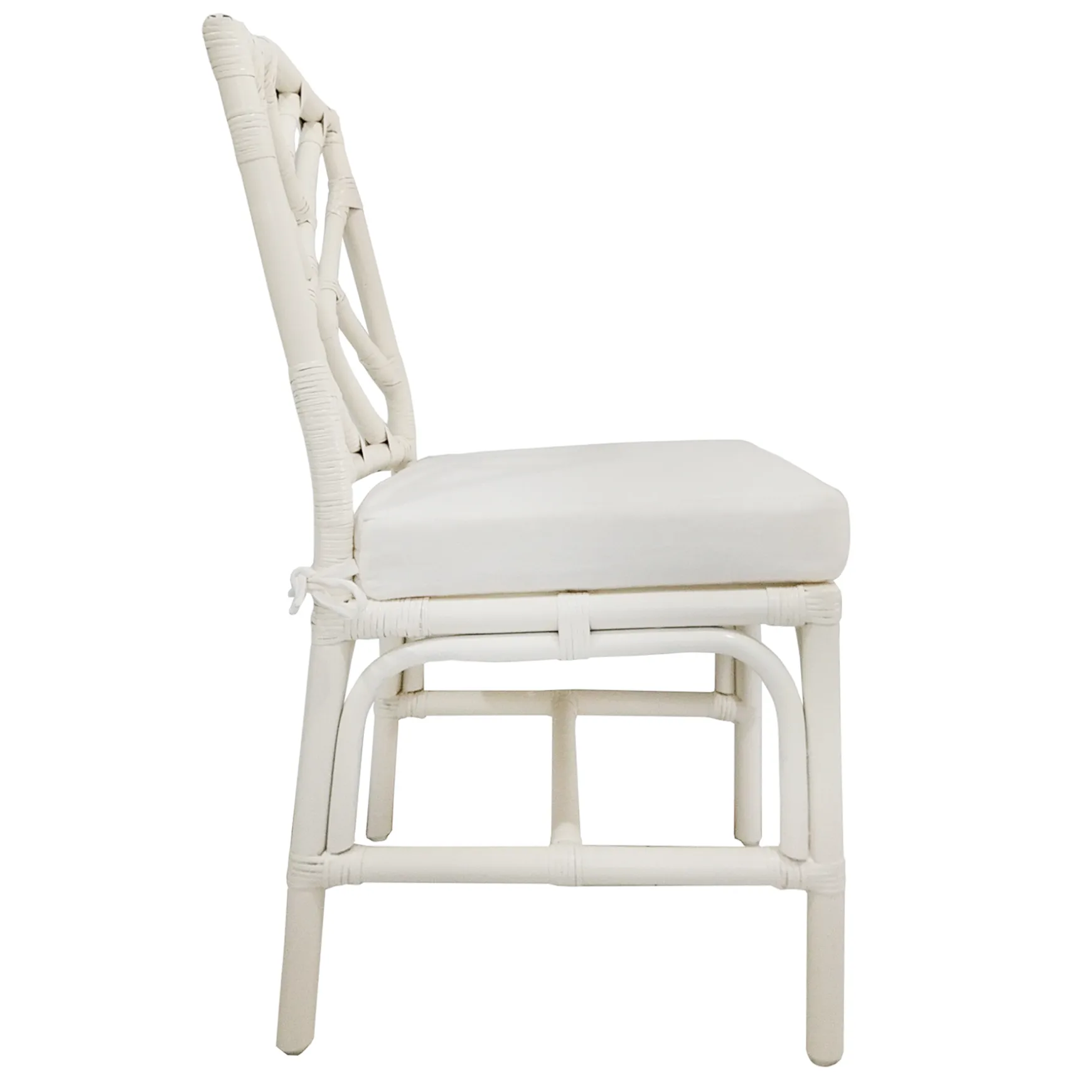 Set Of 2 Grace Mitchell Dana White Rattan Dining Chair Gift Selection