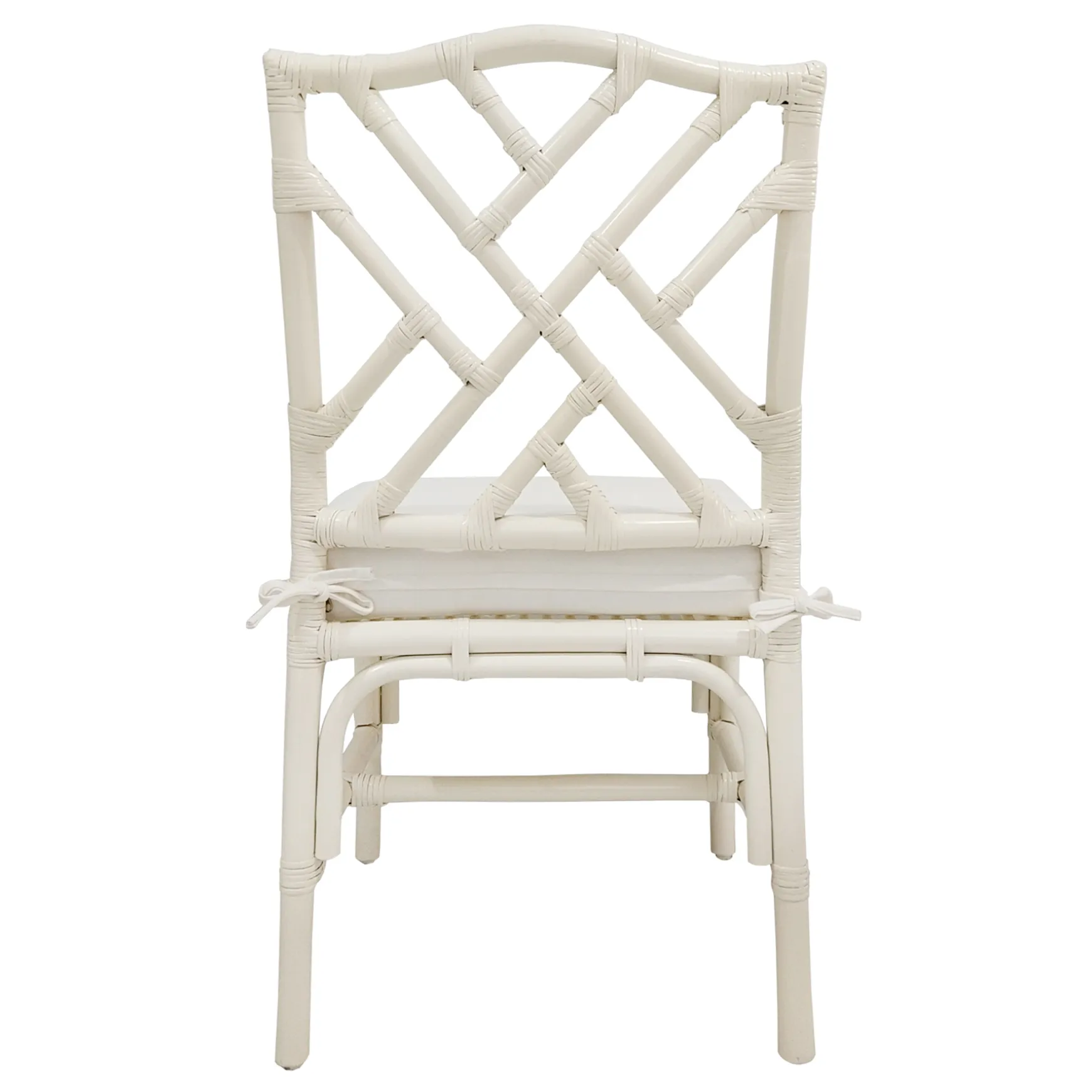 Set Of 2 Grace Mitchell Dana White Rattan Dining Chair Gift Selection