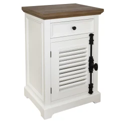 Sharon White Accent Cabinet Clearance