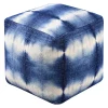 Shyloh Shibori Pouf Blue Discount