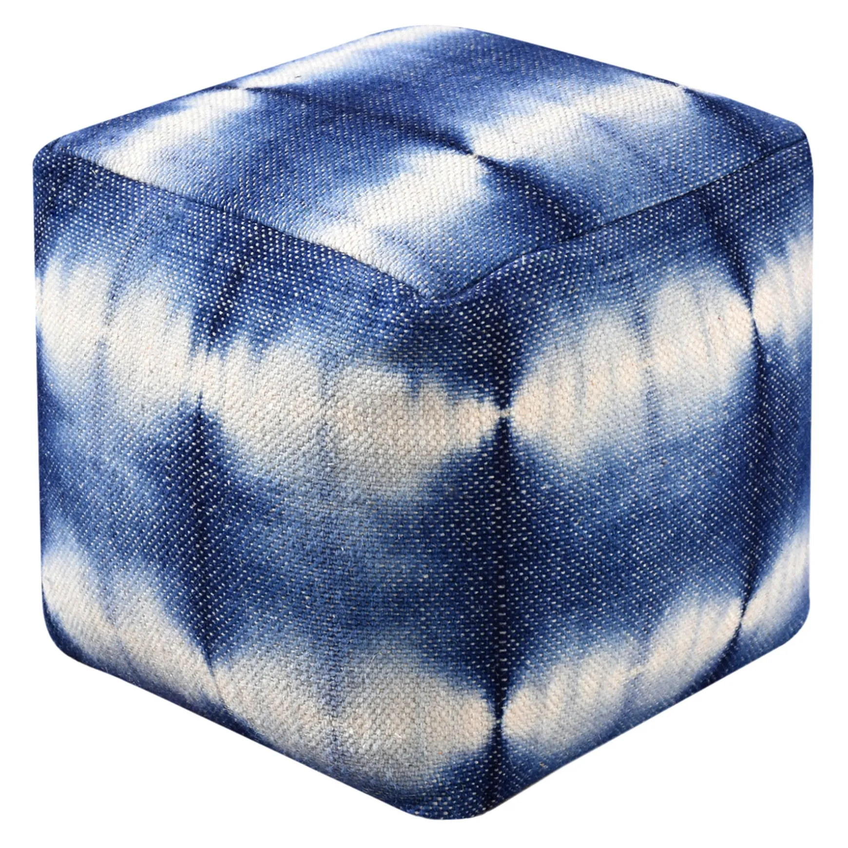 Shyloh Shibori Pouf Blue Discount