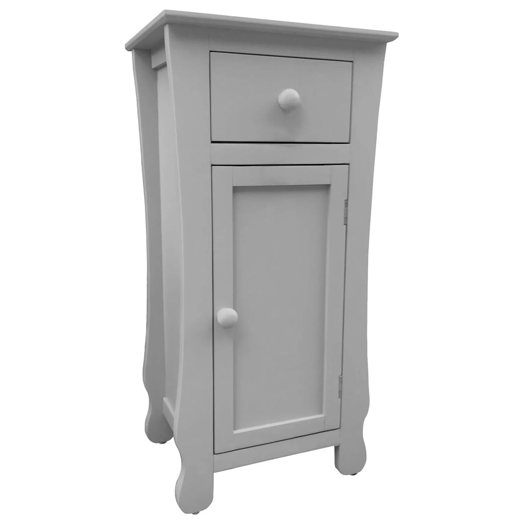 Theodore Grey 1-Drawer Cabinet End Table, 29 Premium