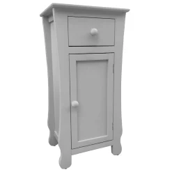 Theodore Grey 1-Drawer Cabinet End Table, 29 Premium