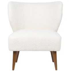 Tracey Boyd Beckett Boucle Accent Slipper Chair Opening Sales