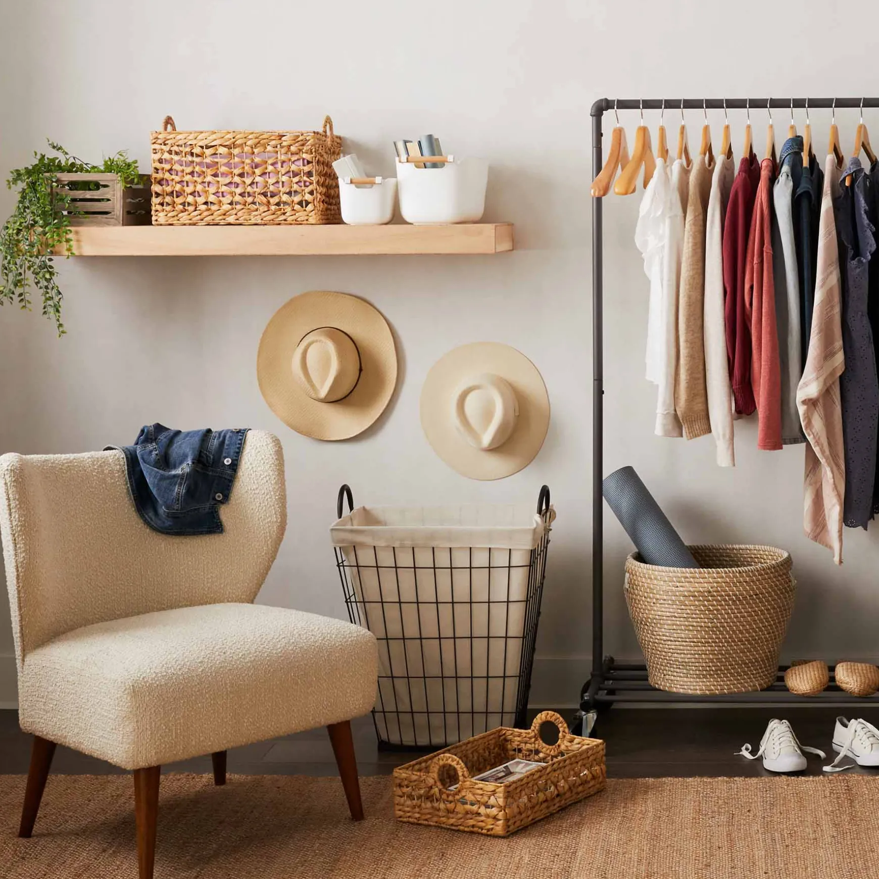 Tracey Boyd Beckett Boucle Accent Slipper Chair Opening Sales