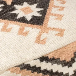 Tracey Boyd Kilim Pouf Neutral Discount