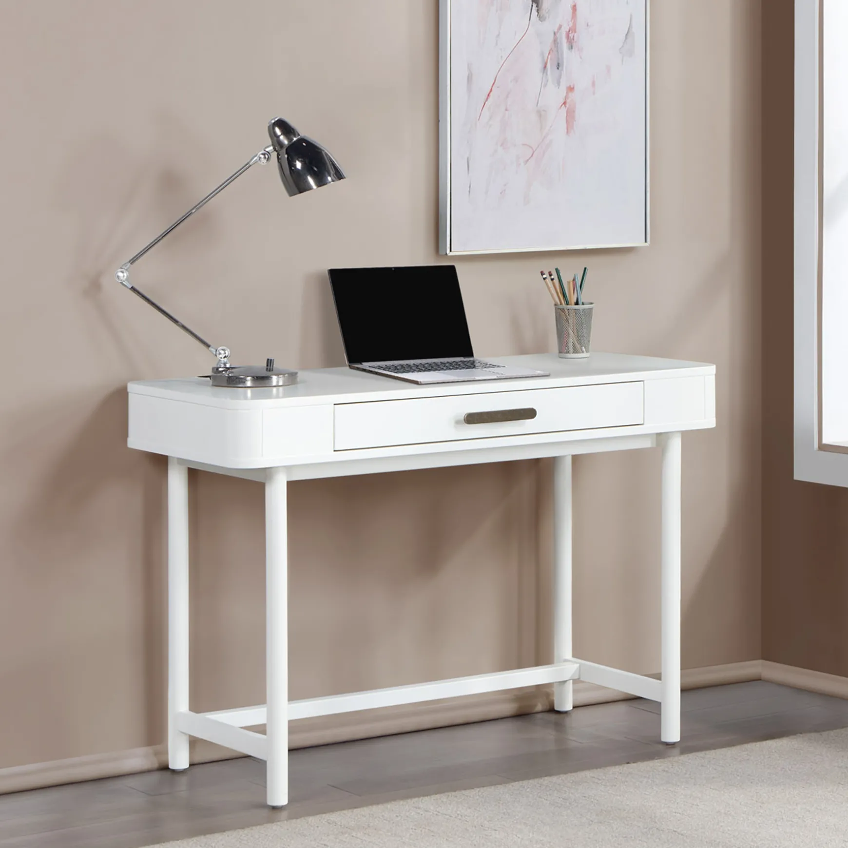 Tracey Boyd White Ribbera Desk Bargain Sale