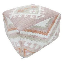 Tracey Boyd Woven Kilim Pouf, 20 13 Low Price